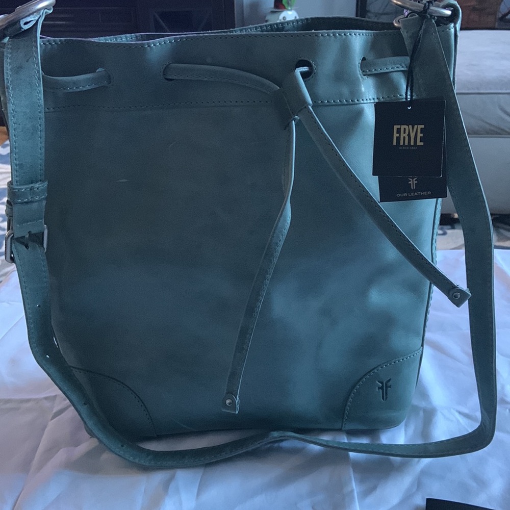 NWT Authentic Frye Melissa Drawstring Hobo - Picture 5 of 13
